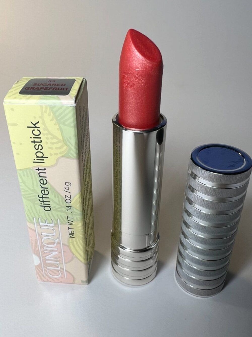 Clinique Different Lipstick Shade 55 Sugared Grapefruit Full Regular Size